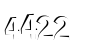 חלה טעות. יש להכניס שוב את המספרים המופיעים בתמונה